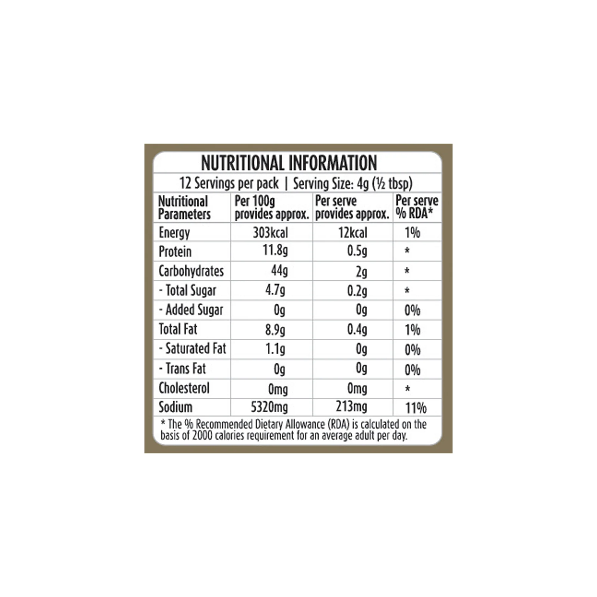 Suhana Chicken Biryani Masala 50gm Box - Image 4