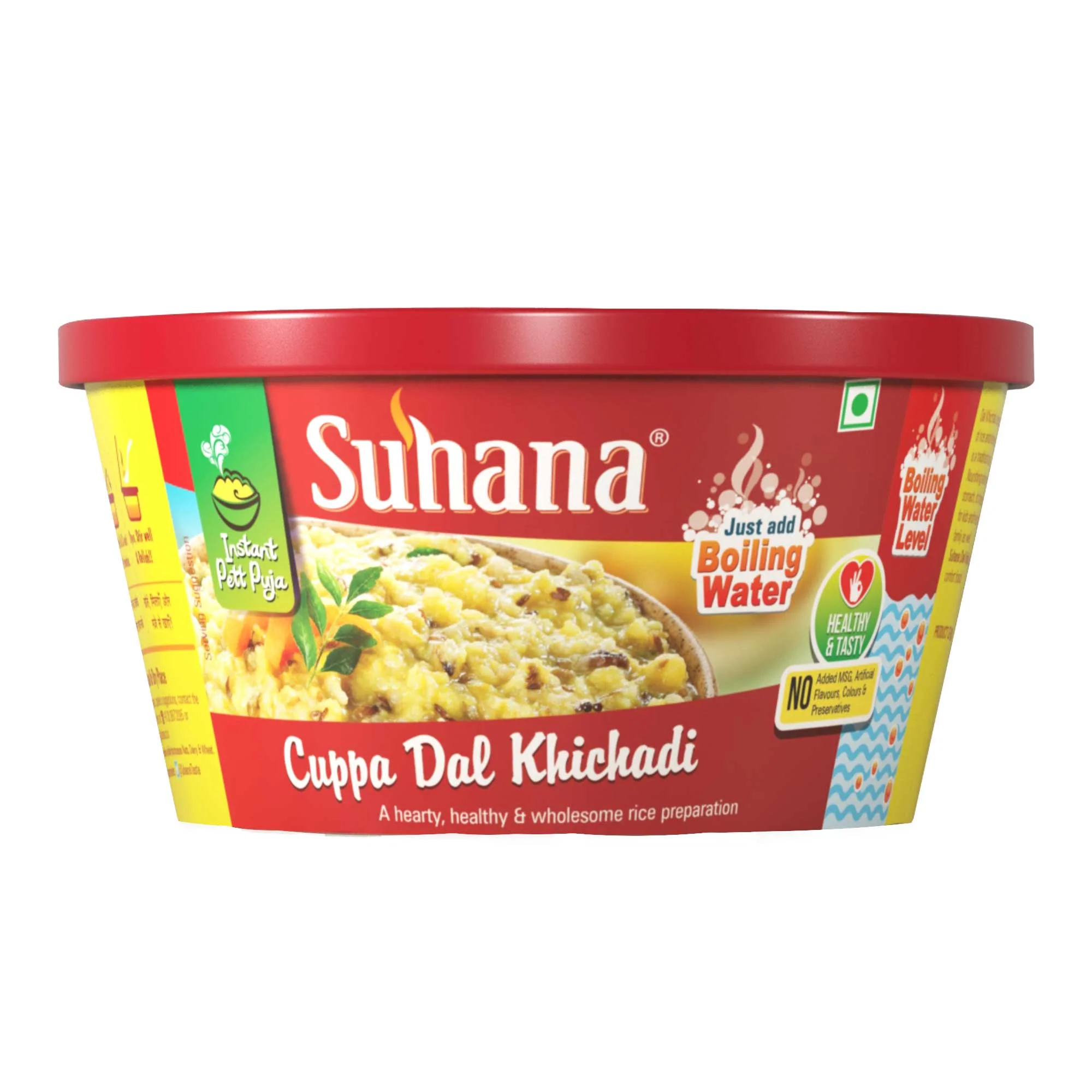 Suhana Cuppa Ready To Eat Dal Khichadi Instant Meal 40g - Image 10