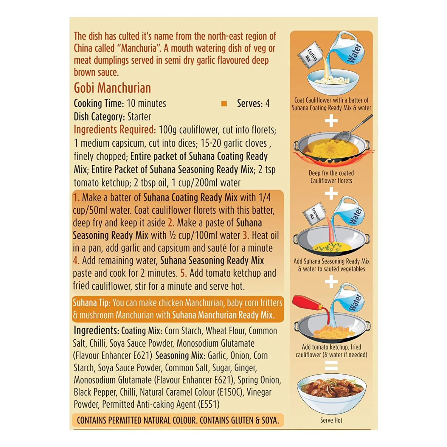 Suhana Manchurian Ready Mix Pouch - Image 3