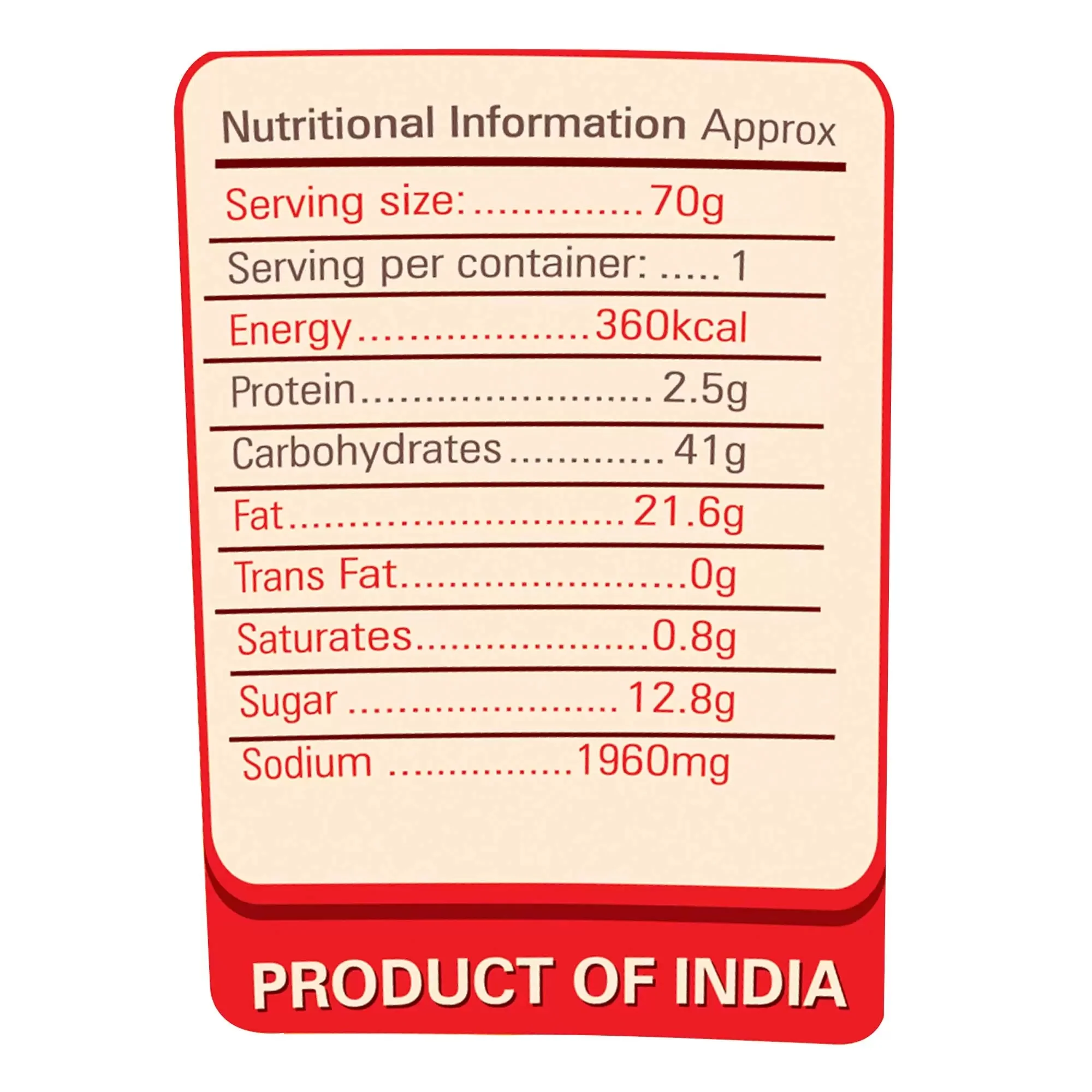 Suhana Ready To Eat Misal Mix 70g Cuppa - Image 5