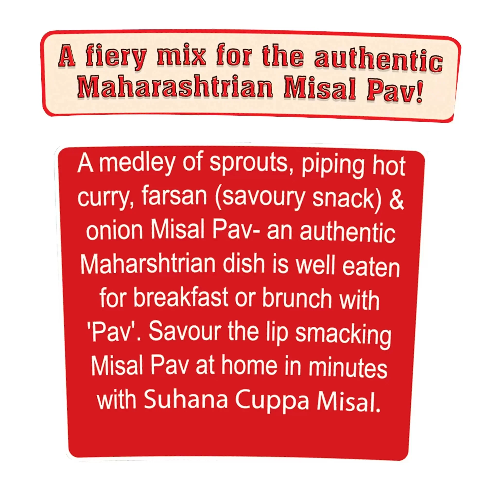 Suhana Ready To Eat Misal Mix 70g Cuppa - Image 6