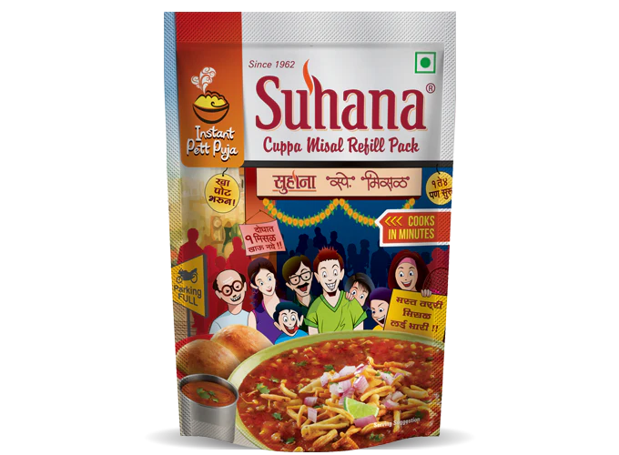 Suhana Ready To Eat Misal Mix 70g Refill - Image 8