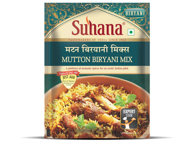Suhana Mutton Biryani Masala Spice Mix 50g Pouch - Image 9