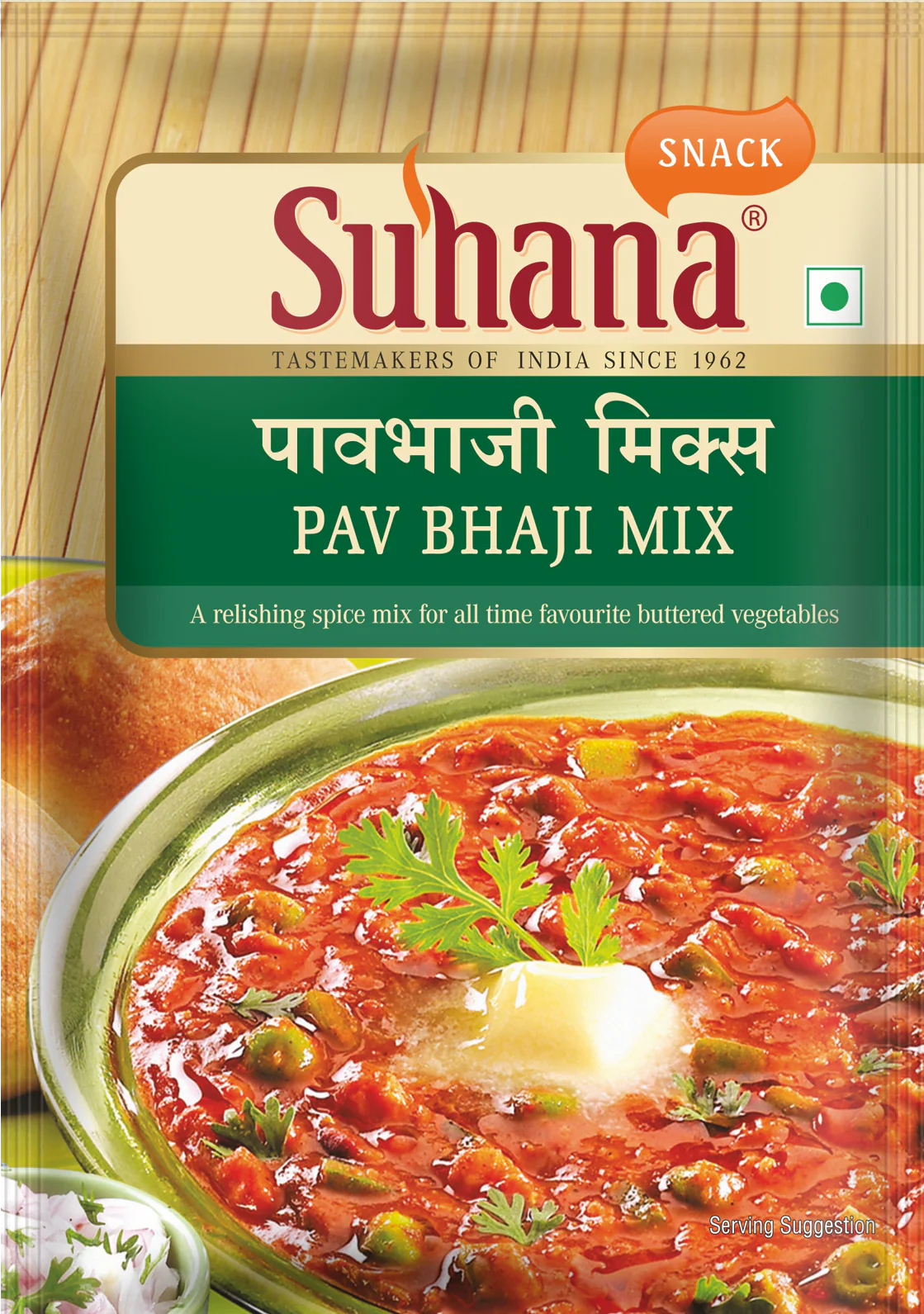 Suhana Pavbhaji Spice Mix 50g Pouch - Image 2