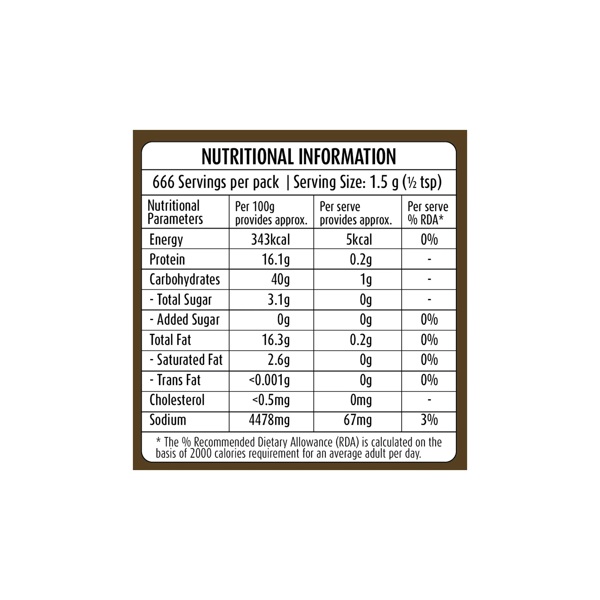 Suhana Super Garam Masala 1kg Pet Jar - Image 3