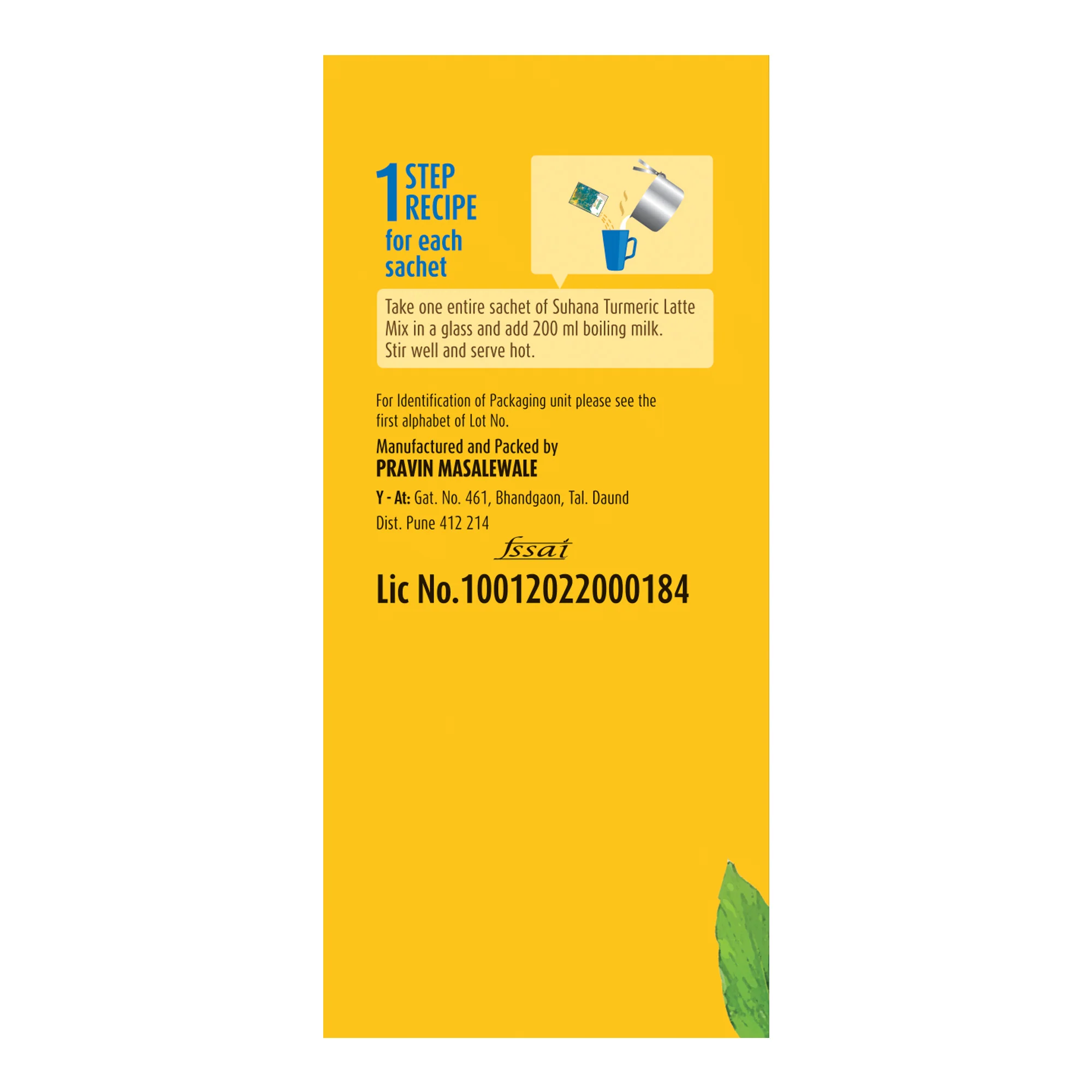 Suhana Turmeric Latte 120g Box - Image 5