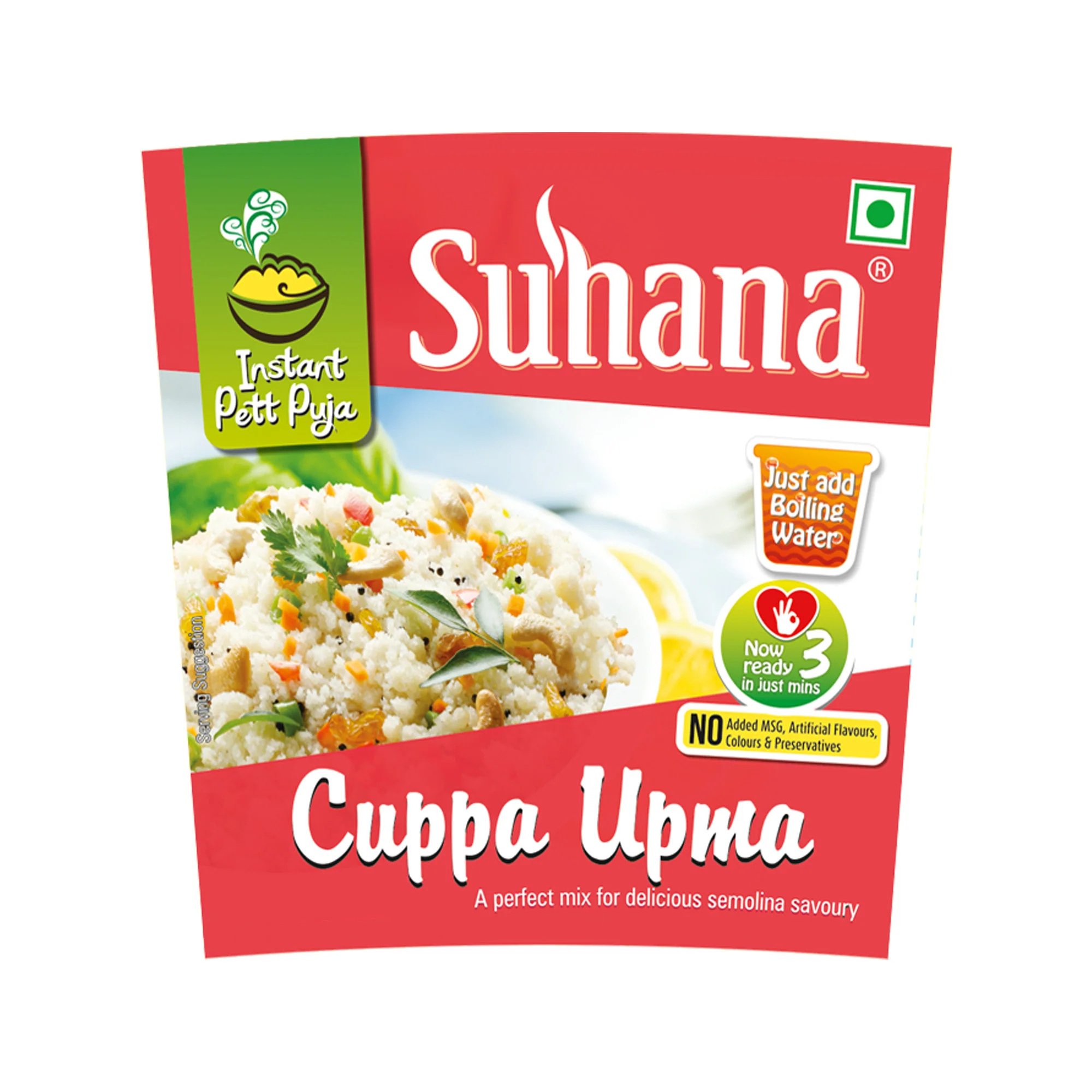 Suhana Ready To Eat Upma Mix 70g Cuppa - Image 5